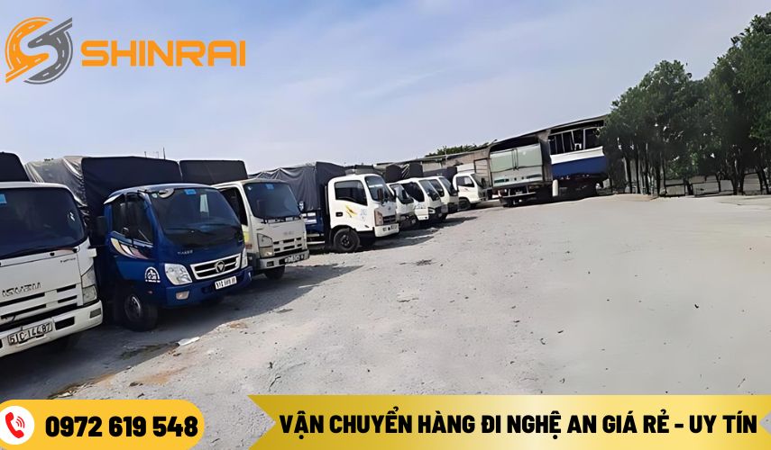 Vận chuyển hàng đi Nghệ An giá rẻ nhà xe Shinrai