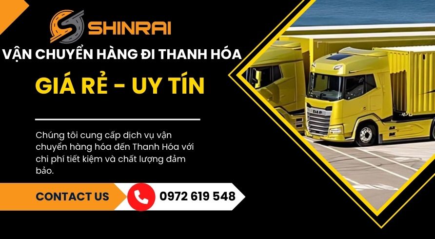 Nhà xe vận chuyển hàng đi Thanh Hóa giá rẻ